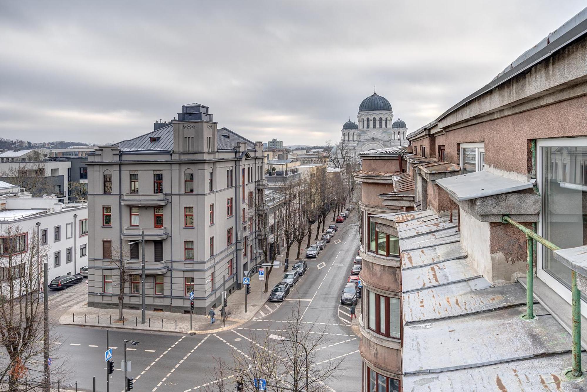 Funky Penthouse City Center Kowno Zewnętrze zdjęcie